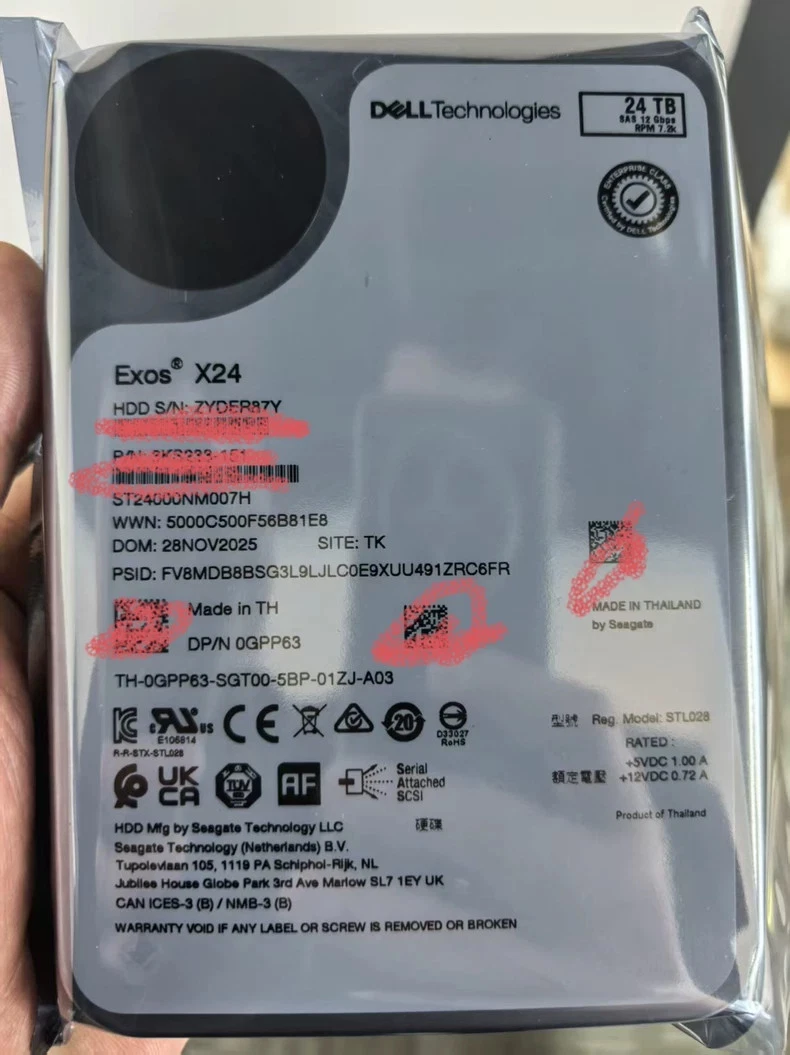 SAS Internal Hard Disk Drives 24 TB Storage Capacity for sale | eBay
