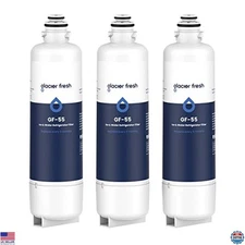 GLACIER FRESH 3 Pack Replacement Bosch Ultra Clarity Pro Water Filter 11025825