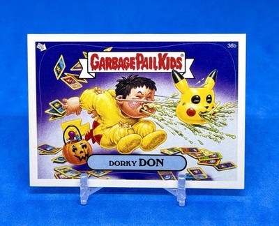 Dorky Don #36b Pokemon Pikachu Garbage Pail Kids GPK 2004 All-New Series 2 A+ 