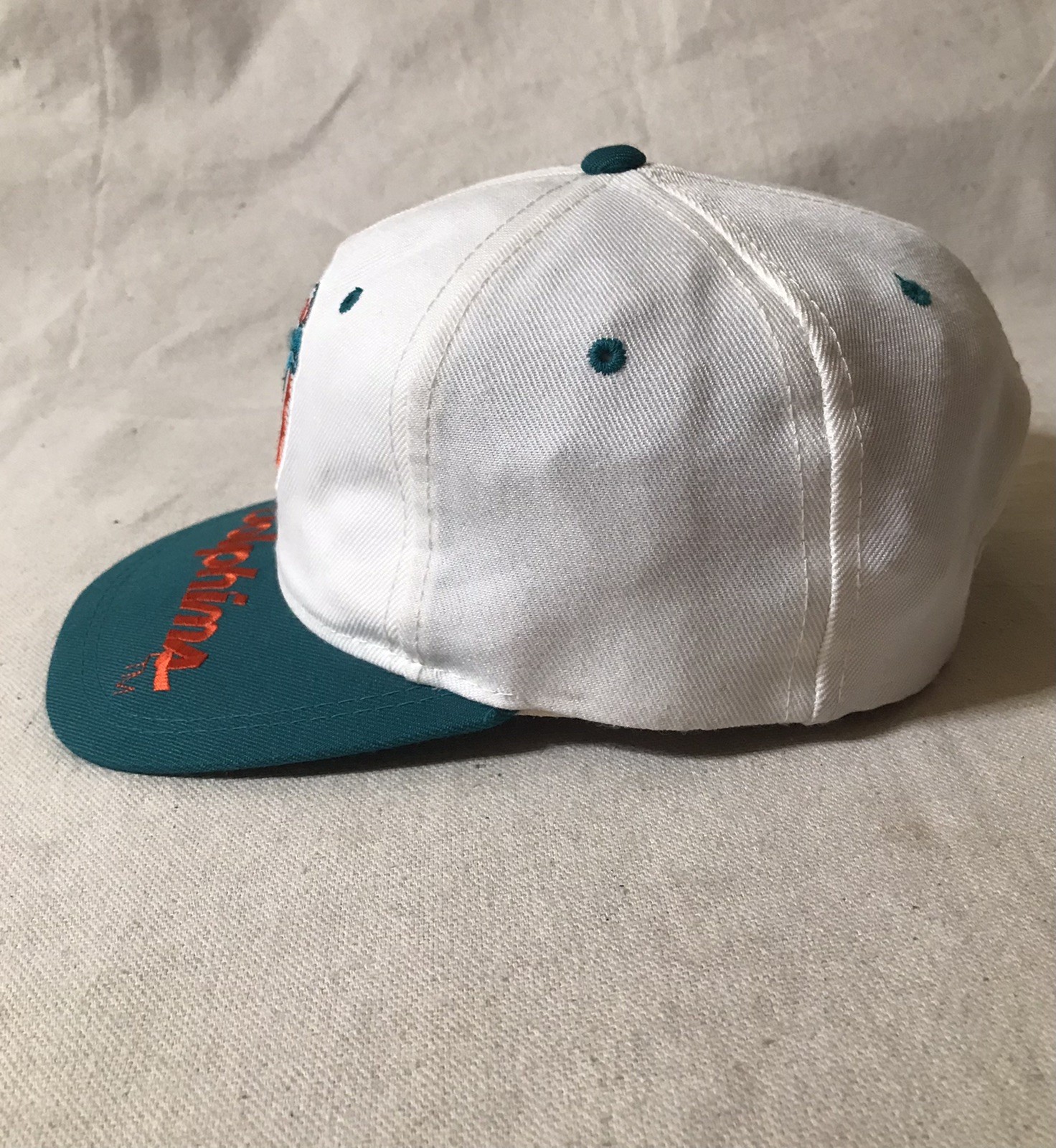 Vintage 90’s Miami Dolphins Sports Specialties Snapback Wool Hat NFL Youngan