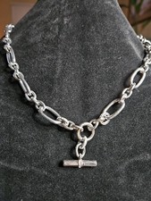 Park Lane Influencer Silvertone and CZ Toggle Chain Necklace P42