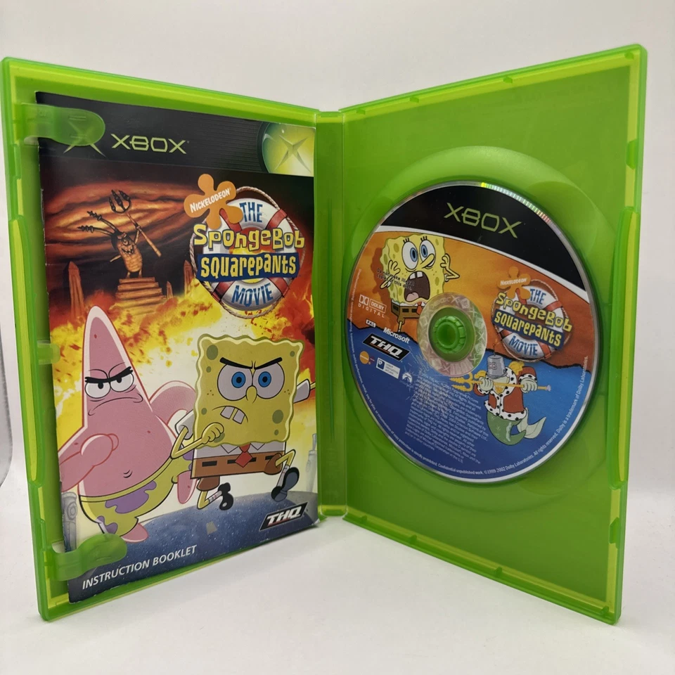 SpongeBob SquarePants The Movie Xbox Original Game Complete with Manual - Image 3 of 4