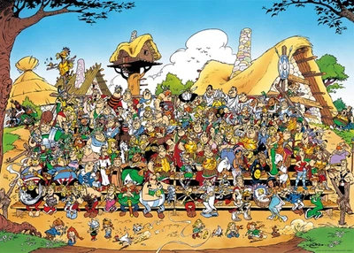 BESUCHE DEN RAVENSBURGER-STORE Ravensburger Puzzle 12000473 - Asterix Familienfoto - 1000 Teile Puzzle Für Erwa
