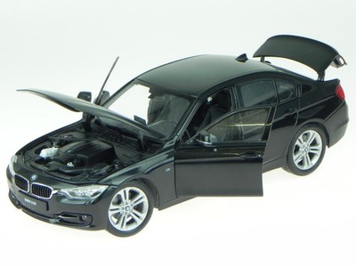 BMW F30 335i black modelcar 18043 Welly 1:18