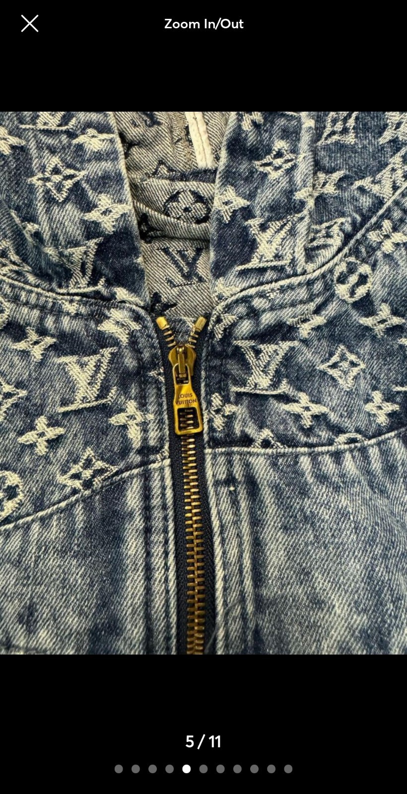 Louis Vuitton x Nigo Monogram Patchwork Denim Hoo… - image 5