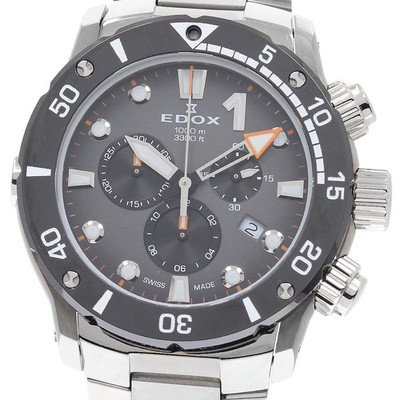 EDOX Chrono Offshore 1 10242 Date Chronograph gray Dial Quartz Men's_948592