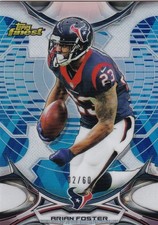 ARIAN FOSTER 2015 Topps Finest Diamond Refractor #2 32/60 Texans