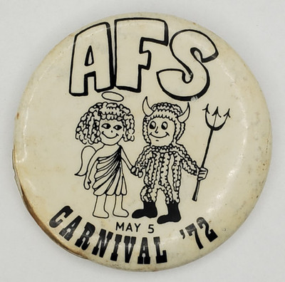 Vintage 1972 Saint Paul Winter Carnival MN Winter AFS Pinback Button