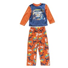 Kids Size 5/6 Pajama Set Space Jam Fleece Top  Bottoms