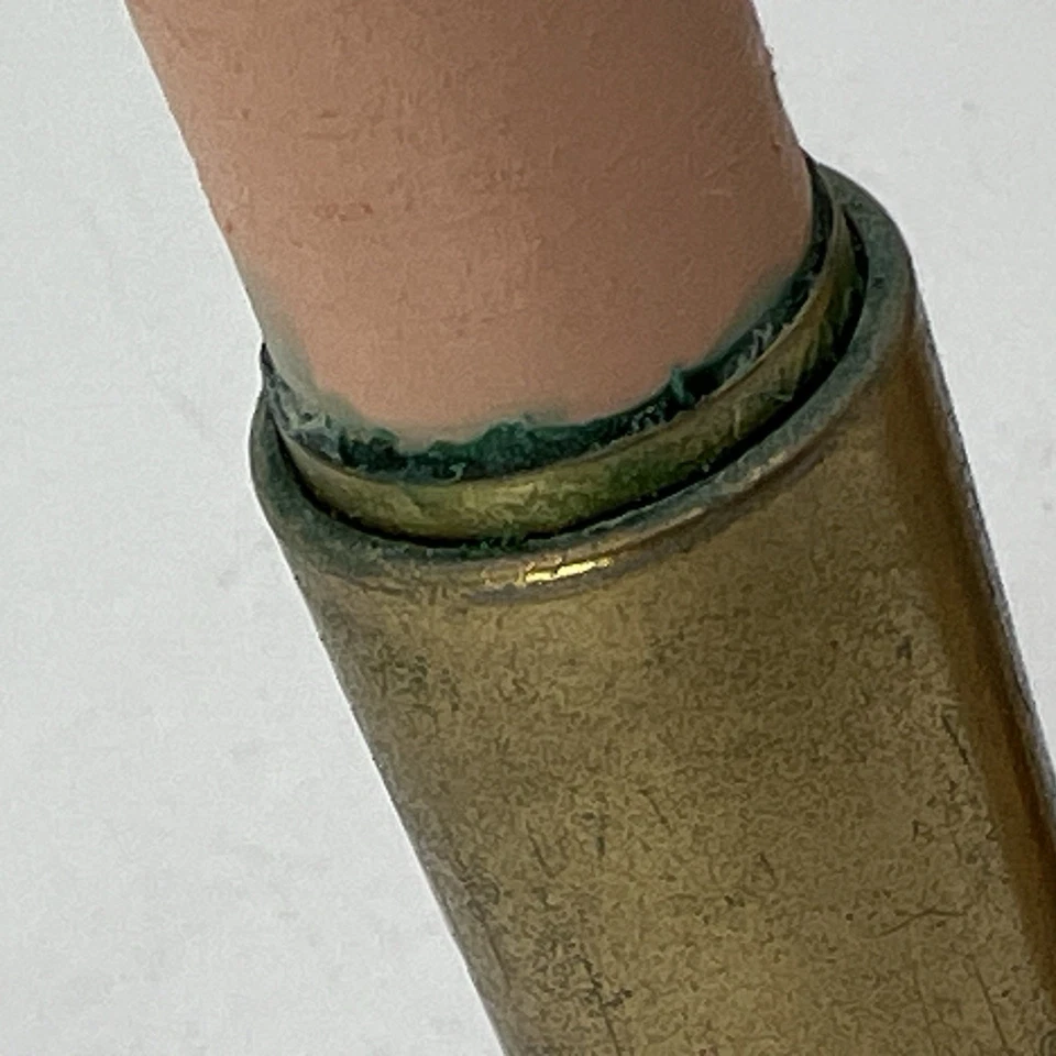 Vintage Max Factor Erace NATURAL Cover Up Concealer Gold Brass Tube NOS - Image 4 of 4