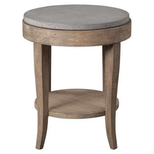 Deka - 28.5 inch Round Accent Table Accent Furniture Uttermost 25909 - Picture 12 of 12