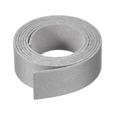 Faux Suede Leather Strap 20mm x 1.1 Yard Leather String Cord, Silver