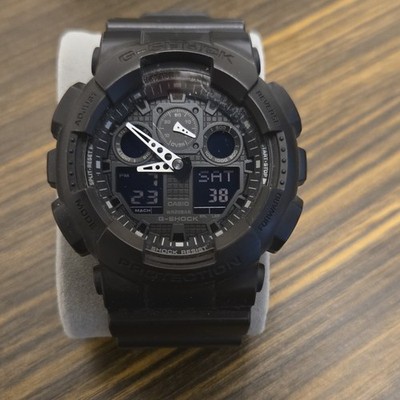 Casio G-SHOCK GA-100 Black Analog Digital Shock Resistant 200M Antimagnetic