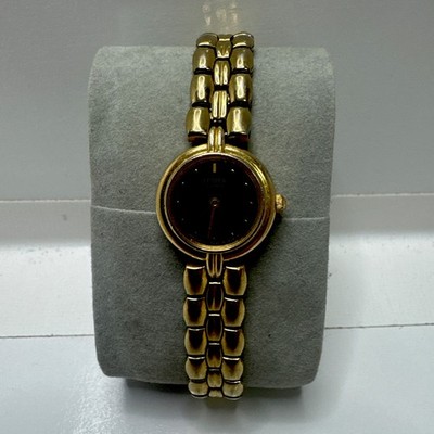 Vintage Citizen Womens Quartz Watch 3220-S38192 HSB Gold Bracelet Dial Dressy