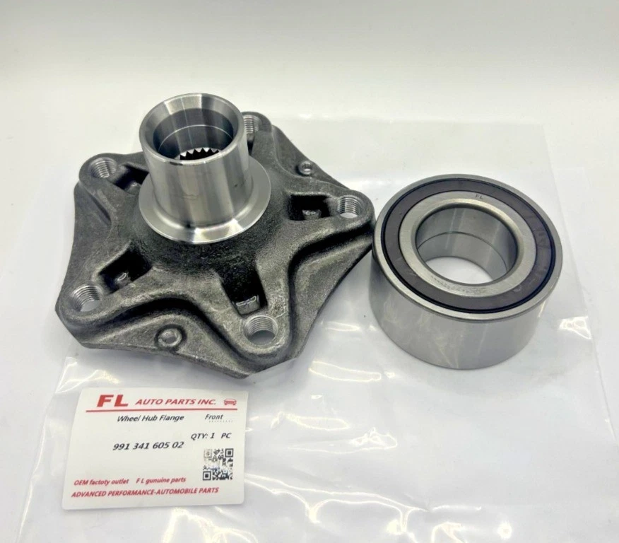 Juego de 2 bujes y cojinetes de rueda delantera y trasera para Porsche Cayman tracción trasera 2006-2016 Foto 4 de 4