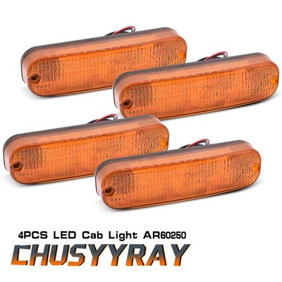 4X LED Flashing Cab Light AR60250 Fits Deere 4030 4230 4430 4040 4240 4440