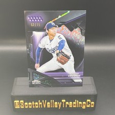 2026 Topps Chrome Black Shohei Ohtani Purple /75