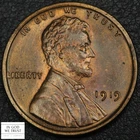 1919 Red-Brown Lincoln Wheat Copper Cent 1C (CH UNC Choice Uncirculated RB)