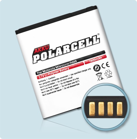 Polarcell Akku FüR Motorola Motoluxe XT615 Fire XT311 Droid Pro XT610 Batterie-image