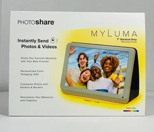 My Luma Photo Share 7” Stardust Grey WIFI Smart Frame. FML07SD