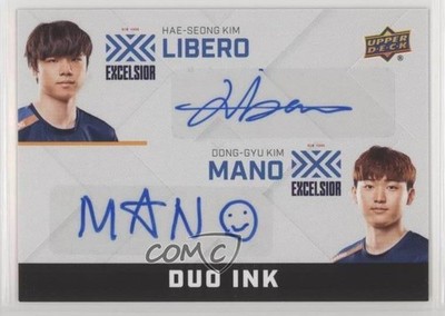 2017-18 Upper Deck Overwatch League Inaugural Set Duo Ink Libero Mano Auto 0yo8