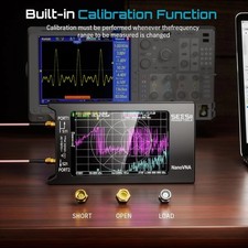 Analizzatore di Rete Vettoriale Seesii Nanovna-h4 4" Touchscreen Vna Kit 10khz-1,5ghz - Miniatura 3