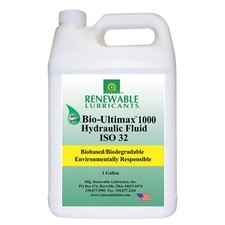 RENEWABLE LUBRICANTS 81003 Hydraulic Oil,Bio Ultimax 1000,1 Gal,32 2NMV8