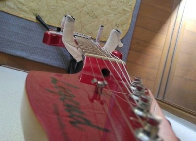 Legend Mustang-Style Electric Guitar Red Near Mint with No Case or
