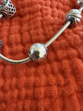 Pandora Essence Sterling Silver Respect Bead Charm 796014