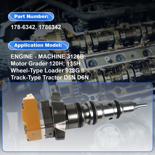 3216 E3216 Fuel Injector 178-6342 1786342 For CAT 120H 135H 938G D5N D6N - Picture 2 of 7