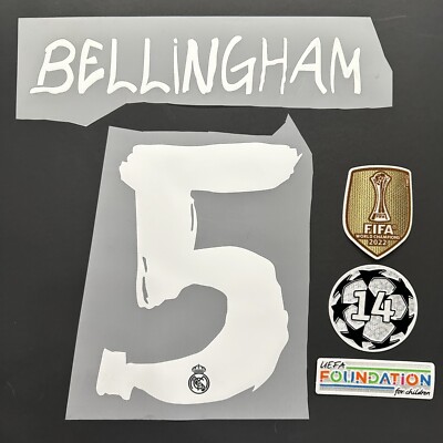 23-24 Real Madrid ベリンガム #5 2023-24 Real Madrid Third Shirt Bellingham #5
