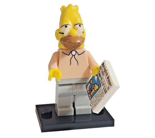 LEGO Minifigure sim012 Grampa Simpson The Simpsons Series 1 Complete