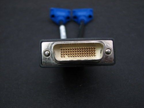 DMS-59 male to dual female VGA Cable Adaptor for video cards - Picture 3 of 8