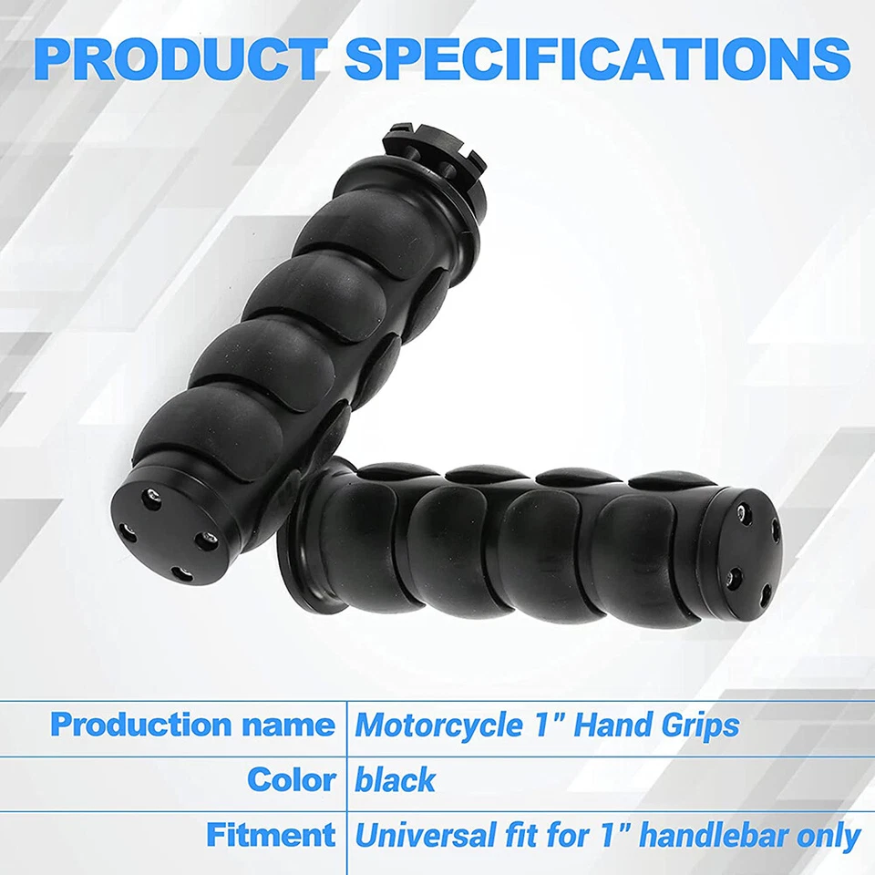 Empuñaduras de manillar de motocicleta de 1"" pulgada y 25 mm para Kawasaki Vulcan VN900 VN750 S 650 Foto 4 de 4