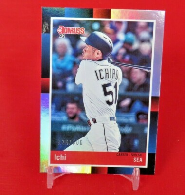 Ichiro Ichi Nickname STAT LINE /500 Parallel 2022 Donruss Baseball Mariners