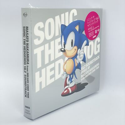 Sonic the Hedgehog 1&2 Soundtrack Music CD Ship via FedEx