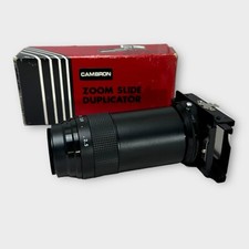 Cambron Zoom Slide Duplicator Lens Attachment for T Mount SLR Camera W/ Box