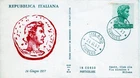ITALY REPUBLIC - 1957 UNC San Giorgio di Donatello - 2 envelopes 1st day L.500/1000