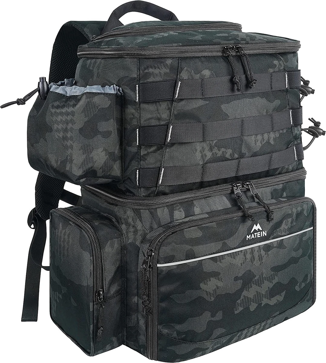 Fishing backpack clearance with pole holder