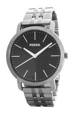 Fossil BQ2312 Luther 3H Black Dial Stainless Steel Men's Watch