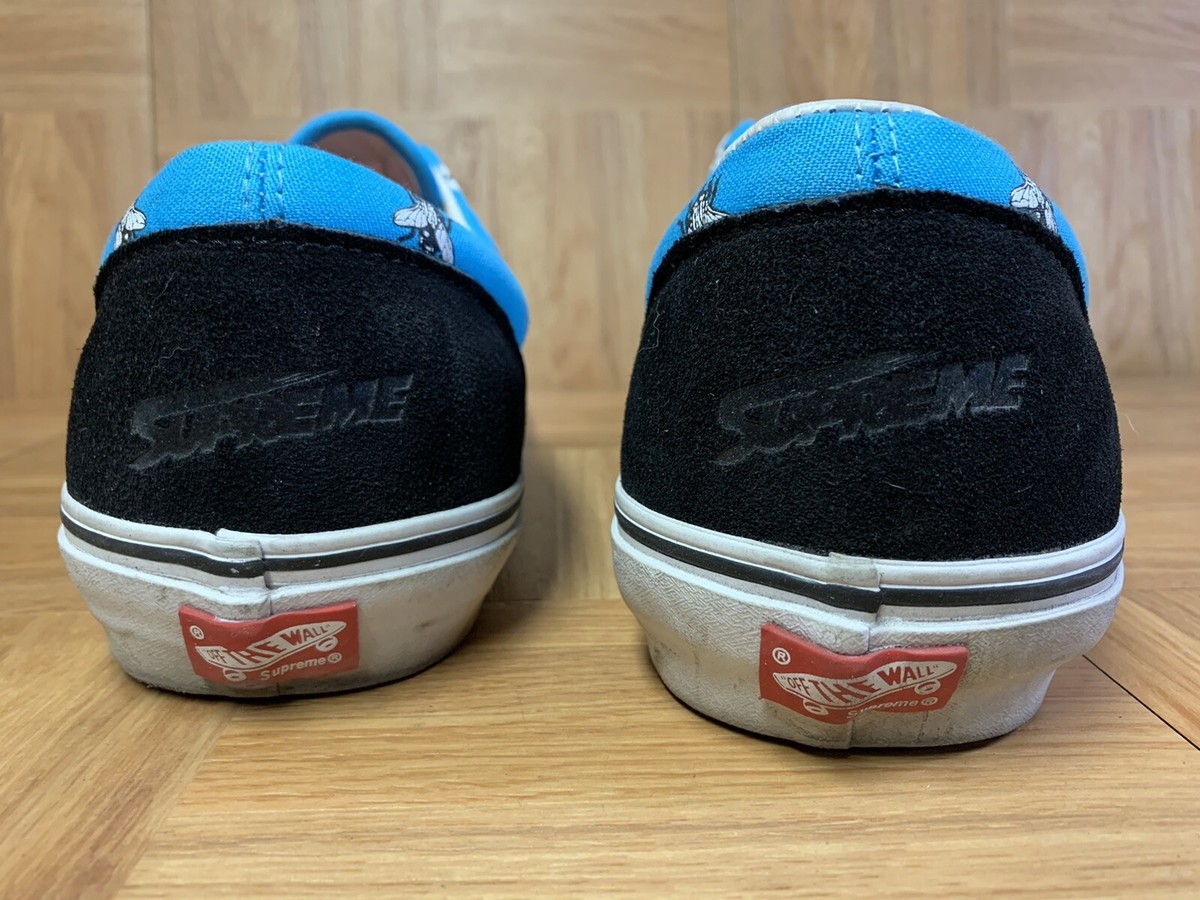 RARE🔥 VANS x SUPREME Era PRO FLY BLACK TEAL Sz 13 Men's