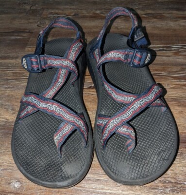 Chaco Z/Cloud 2 mens navy blue red and white hiking sandals  display picture 2