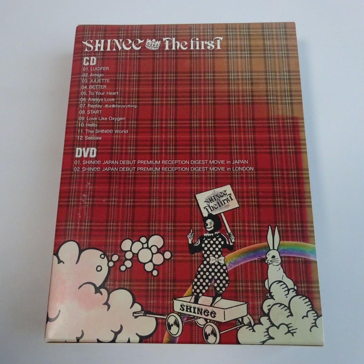 SHINee The First Japan 1st Limited Edition CD DVD for sale