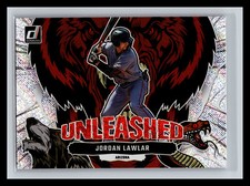 ⚾ JORDAN LAWLAR 2023 DONRUSS UNLEASHED SILVER RAPTURE INSERT # U4
