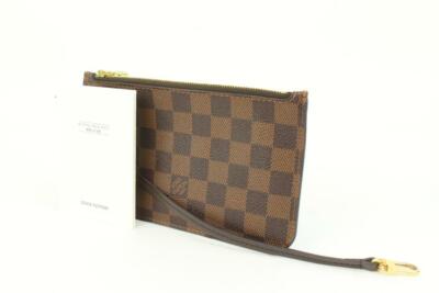 チャック壊れてます Louis Vuitton Holly ポーチ ブラウン チャック
