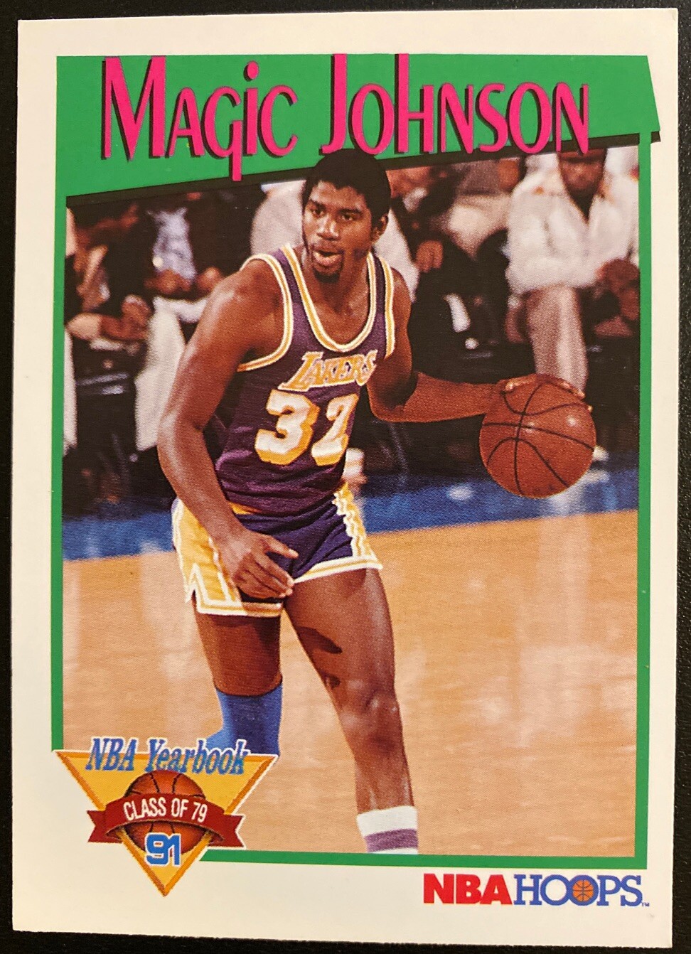 91 NBA HOOPS Yearbook Class Of '79 Magic Johnson No. 321 Mint Crisp Clean  Edge | eBay