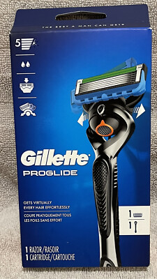 Gillette fusion 5, Gillette Mach 3, Gillette Skinguard, Proglide.