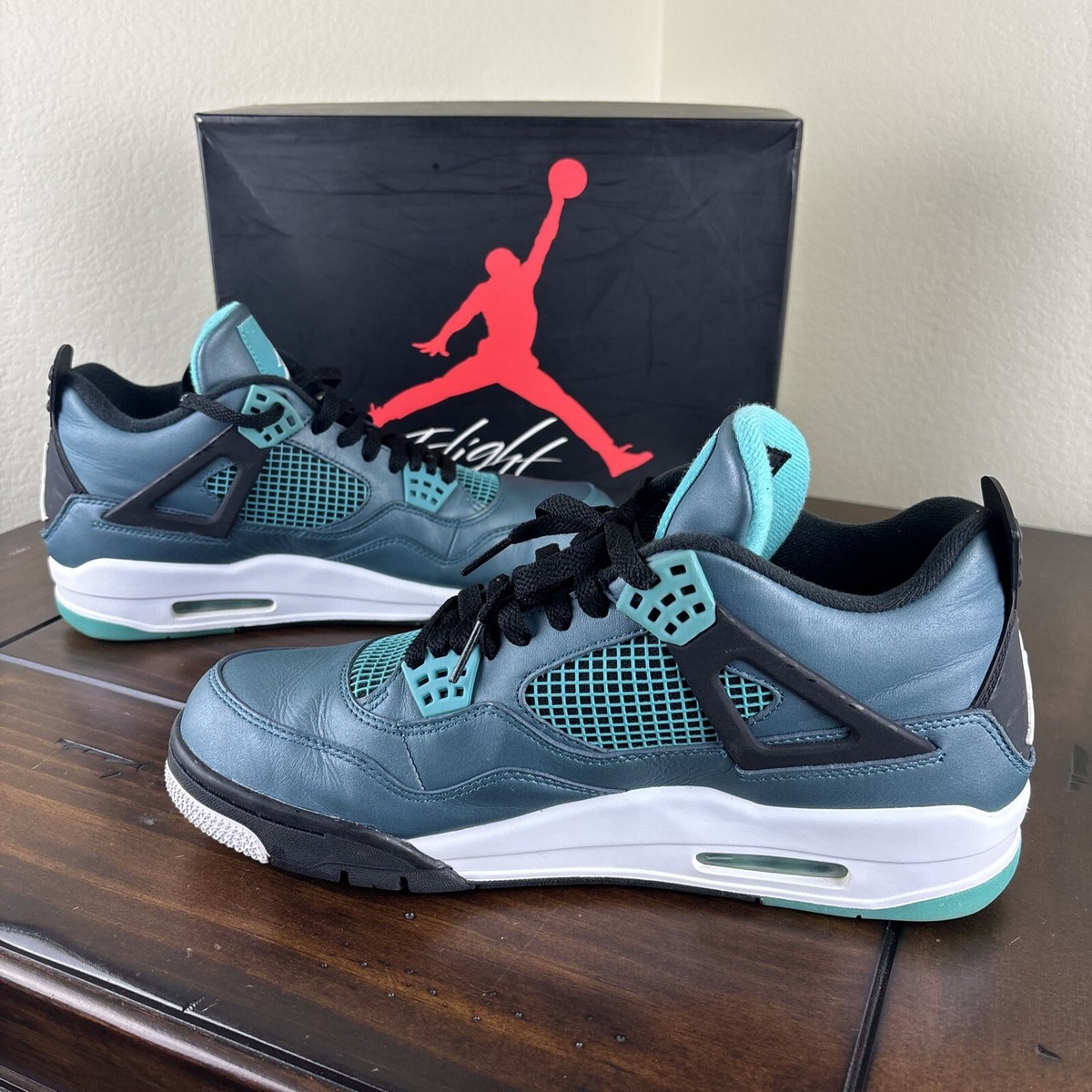 シューズ(男性用) AIR JORDAN 4 Teal Size 10.5 - Air Jordan 4 Retro Teal for sale online | eBay