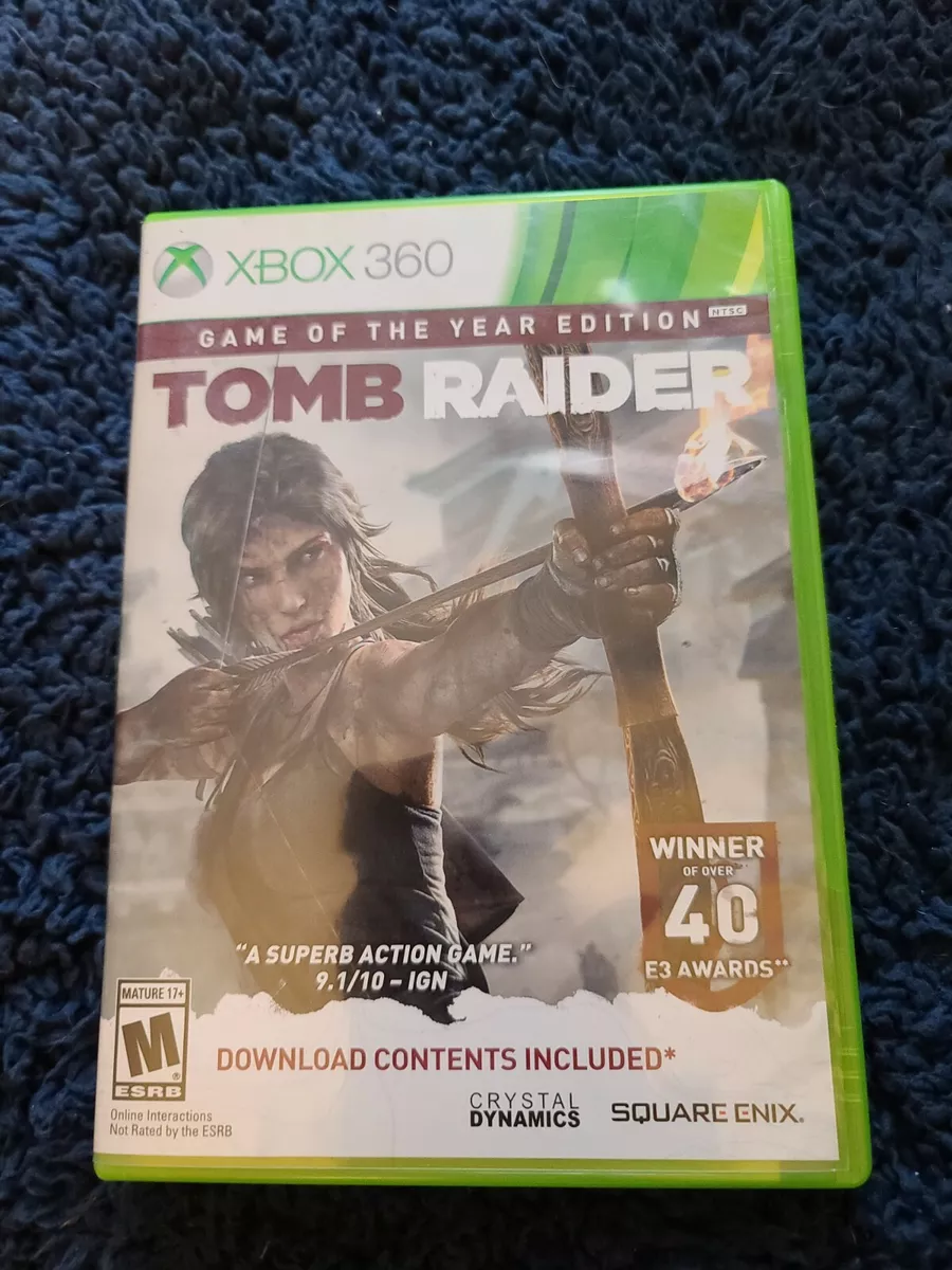 Tomb Raider -- Game of the Year Edition (Microsoft Xbox 360, 2014)  ***TESTED***