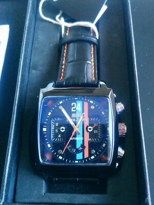 Mens Motorsport Le Mans race Steve McQueen Style Watch With tag